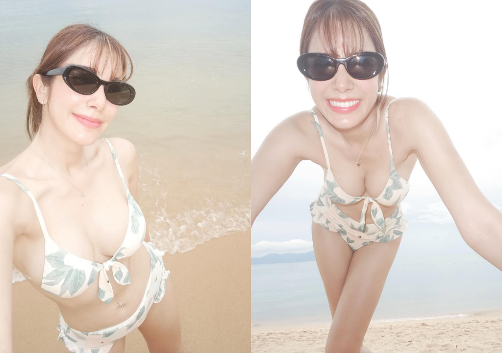เกรซ พัชร์สิตา นางเอก 7 สี เสิร์ฟความขาวอึ๋ม ! กระแทกตา ทริปเกาะสมุยฮอตฉ่า